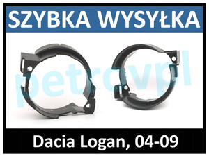 Dacia Logan 04-09, Ramka halogenu kratka PRAWA
