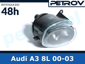 Audi A3 8L 00-03, Halogen H7 halogeny nowy LEWY