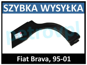Fiat Brava 95-, Reperaturka błotnika TYŁ new PRAWA