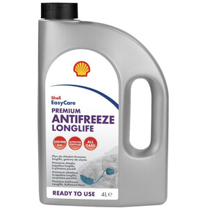 Płyn chłodniczy SHELL - Premium Antifreeze Longlife G12 gotowy 4L