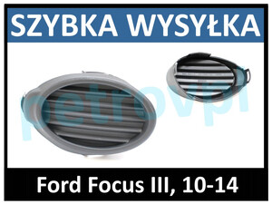 Ford Focus 10-14, Ramka kratka zderzaka nowa PRAWA