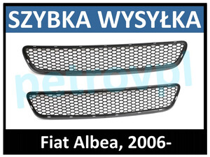 Fiat Albea 06-, Atrapa kratka zderzaka ŚRODEK